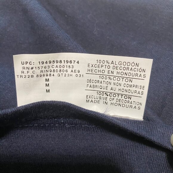 Champion T-Shirt Men's Size Medium Navy Blue Graphic Print New Logo Athleticwear - Picture 5 of 8